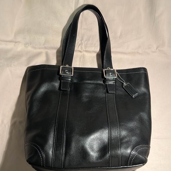 Coach Hampton Leather tote F10194 - Picture 1 of 11
